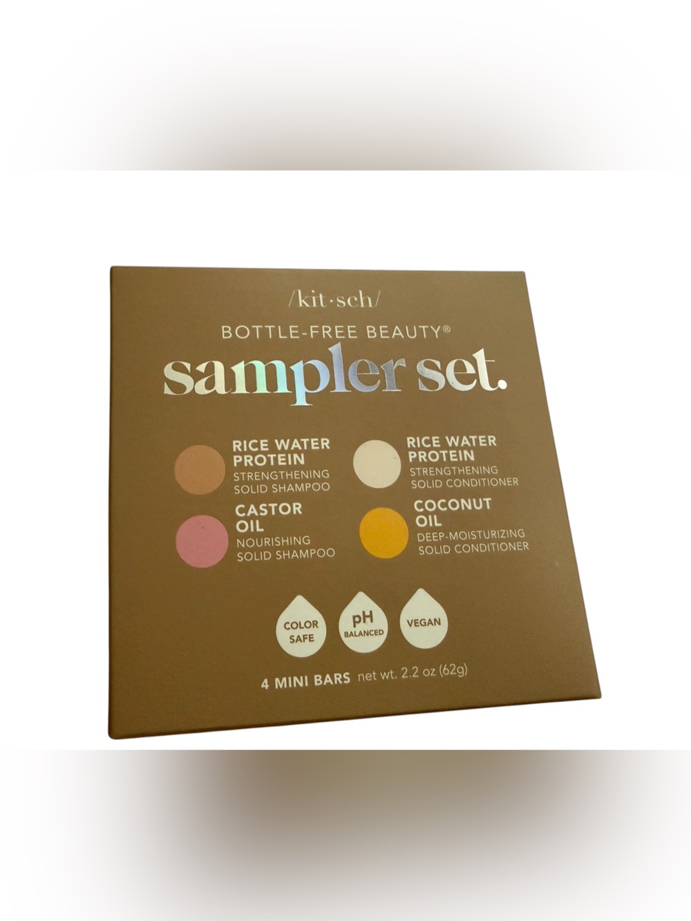 Kitsch Sampler Set with 4 hair care bars